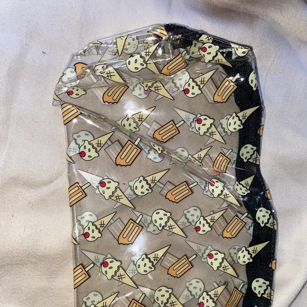 transparent makeup bag